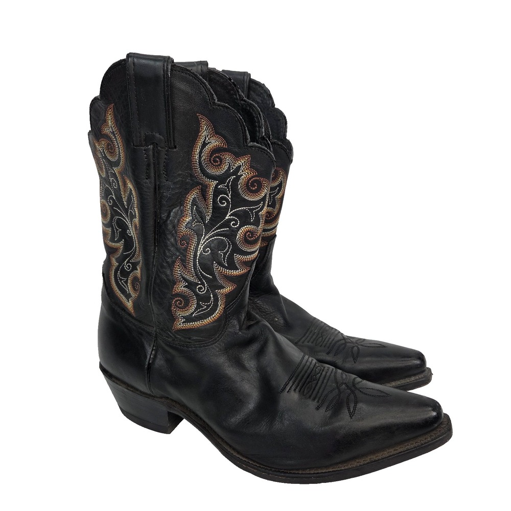 Justin Cowgirl Western Boots Womens 9.5 B Leather L4923 Rodeo Made in USA